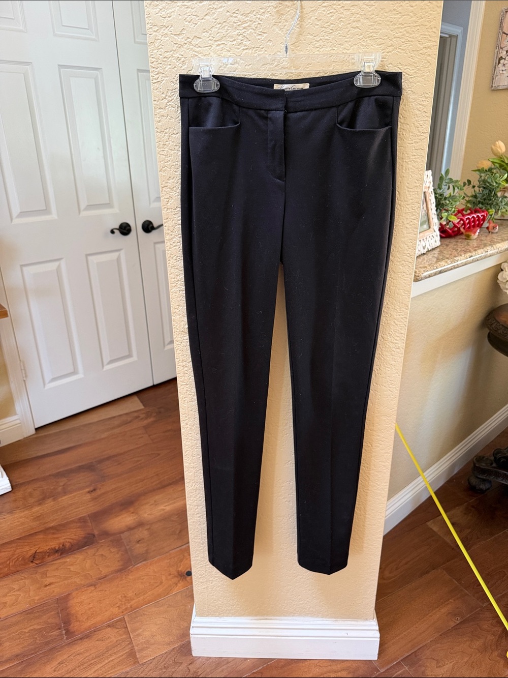 Kenneth Cole New York Black Tailored Slim Trousers